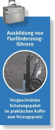 Startkoffer Ausbildung Flurförderzeugführer - Resch-Verlag und Bernd Zimmermann / IAG Mainz