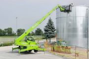 Merlo Teleskopmaschine als Hubarbeitsb&uuml;hne