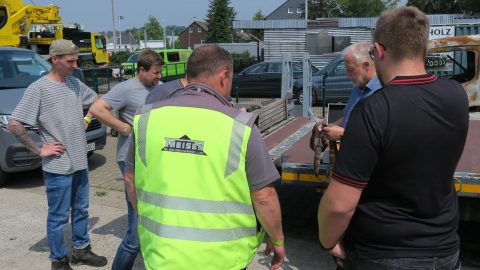 Referent Hans-Jürgen Wagner bei Erklärung von Anschlagmitteln