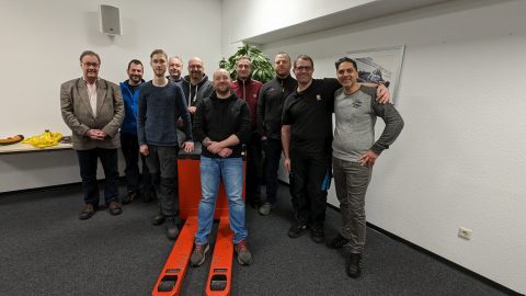 Gruppenbild Ausbilder für Ladungssicherungsarbeiten