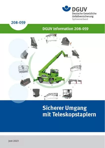DGUV Information 208-059 Teleskopstapler