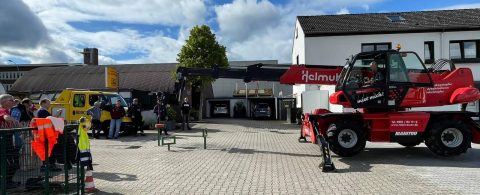 Teleskopstapler Praxis Qualifizierung Übung