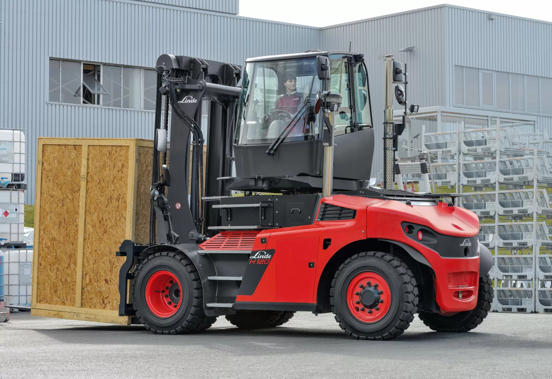 Drehbare Fahrerkabine Gabelstapler Linde