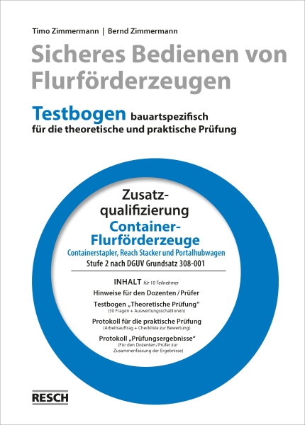 Testbogen Containerstapler Zusatzqualifizierung