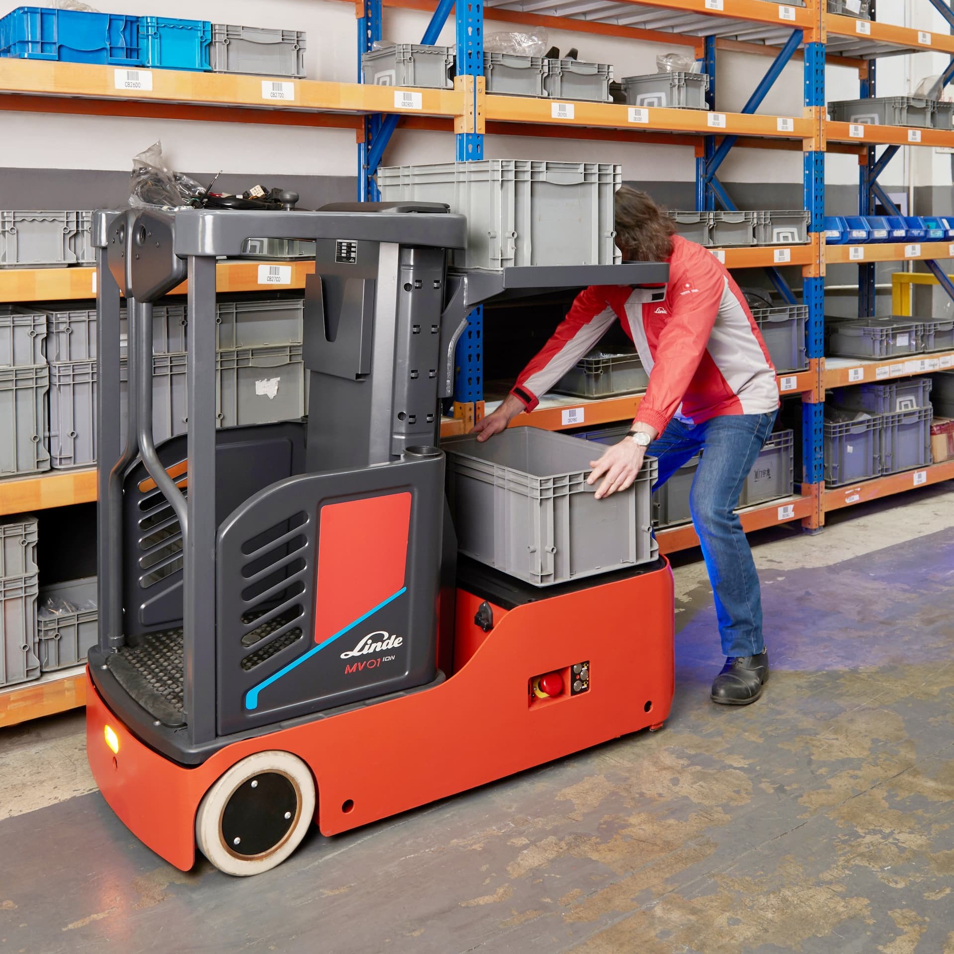 Linde MV01 Kleinteilekommissionierer